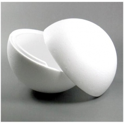 Bombka 15cm styropianowa składana 15cm ,  bańka,  kula styropianowa 15
